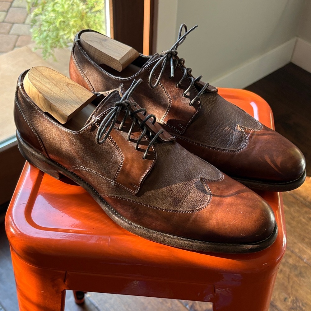 Cole Haan Italian Brown Leather Oxfords